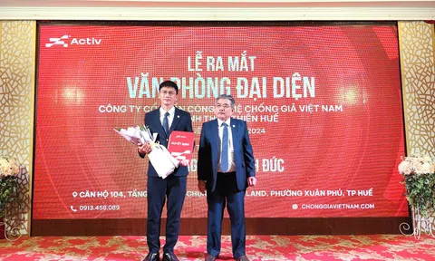 Công ty cổ phần công nghê chống giả VN ra mắt VPĐD tại tỉnh Thừa Thiên Huế