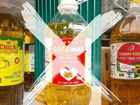 Bộ Y tế: Phát hiện số lượng lớn dầu thực vật giả tại Hưng Yên
