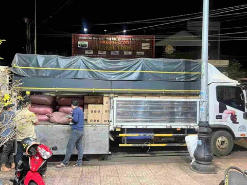 Triệt phá cơ sở sản xuất cà phê giả quy mô khủng tại Lâm Đồng