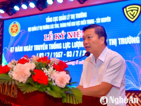 Nghệ An: Cục QLTT các tỉnh, thành phố khu vực miền Trung và Tây Nguyên tổ chức Hội nghị sơ kết công tác phối hợp lần thứ XVII
