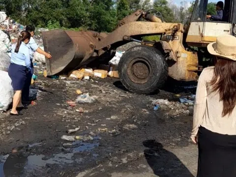 Tây Ninh: Tiêu hủy hơn 500 sản phẩm mỹ phẩm không rõ nguồn gốc, xuất xứ, trị giá trên 166 triệu đồng